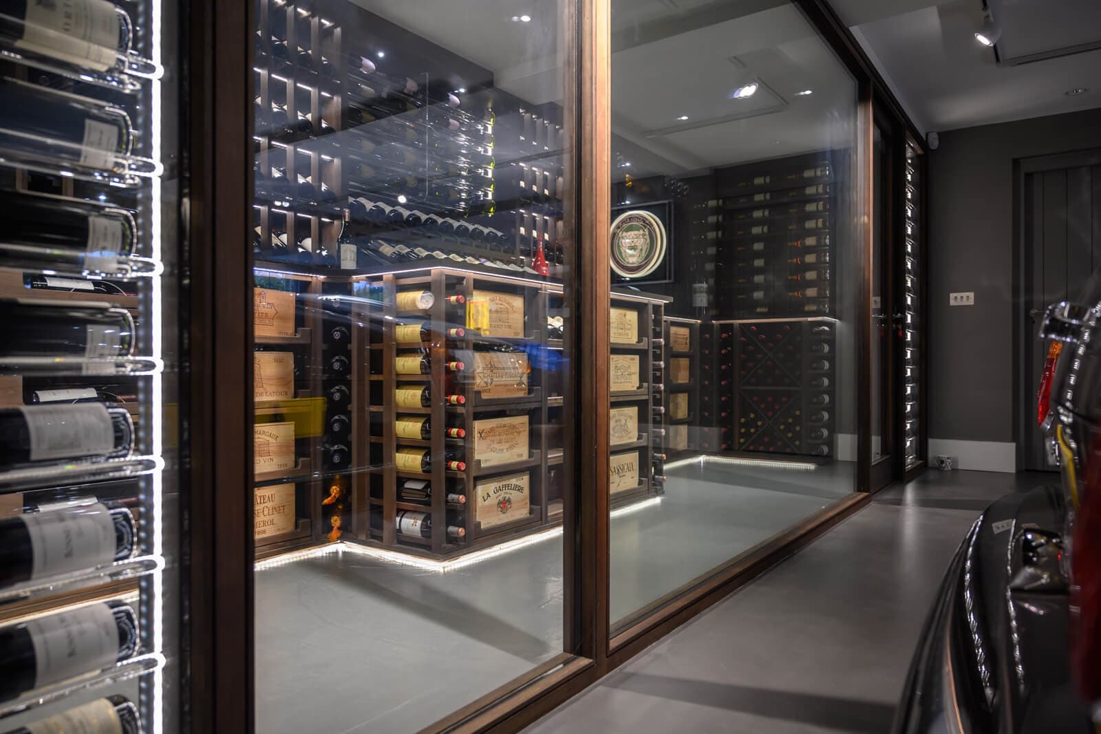 Professional wine storage facility
